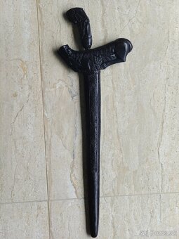 Meč Kris (keris) Madurský ľud Jáva Indonézia 1900-1910 - 18