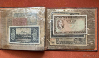 Album starých bankoviek Československa od roku 1919 – 1961 - 18