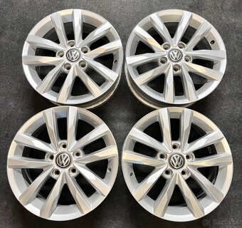 5x112 R16 originál alu VW Touran - ET 48 - TOP STAV - 18