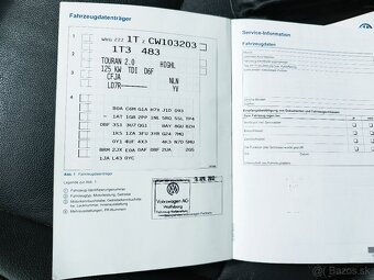 VW Volkswagen Touran 2.0 TDI 170k Highline DSG, r.v.: 2012 - 18
