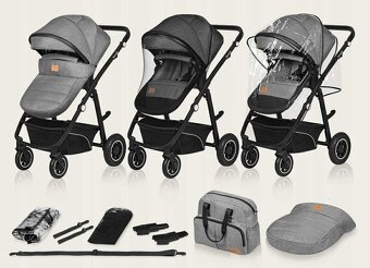 Nový Kočík Lionelo Bianka 3 kombinácia - viac farieb - 18