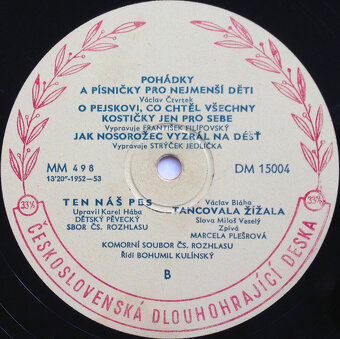 LP CESKE ROZPRAVKY A PLATNE PRE DETI PREDAM - 18