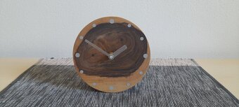 Drevené stolové hodiny - 18