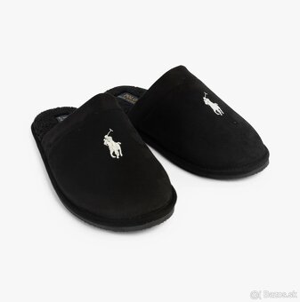 Papuče Polo Ralph Lauren - čierne, PC: 90 eur - 18