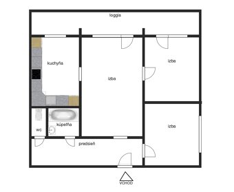 PRAVE DOKONČENÝ. slnečný 3 izb. byt s veľkou loggiou po nove - 18