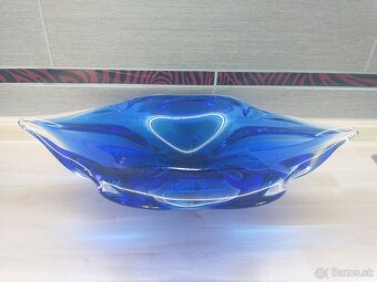 hutné sklo, váza, ryba, misa - 18