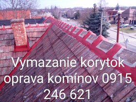 Vymazávanie korýtok oprava komínov 0915 246 621 - 18