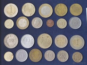 Zbierka mincí - svet - Turecko, Belgicko - 18