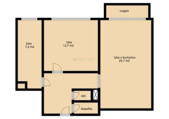 2,5i, OV, 51m2 + LO, Staré mesto, Tatranská - 18