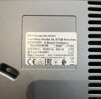 Bosch MUM 56340/06 900W kuchynský robot - 18