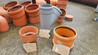 Kanalizacne rury, šachta, kolená, redukcie, odbočky, zatky - 18