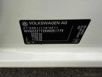 ► VW TOURAN 2,0 TDI - 140 kW, APPLECAR, PARK. SENZORY ◄ - 18