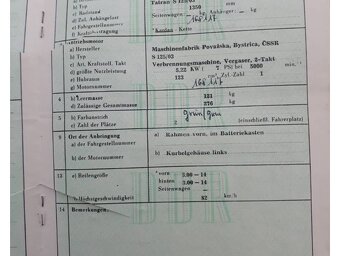 Jawa Tatran Tatra 125 motocykel 1224 - 18