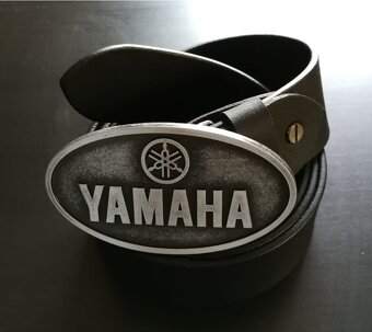 Luxusní kožený opasek s přezkou KTM - nový, nepoužitý - 18