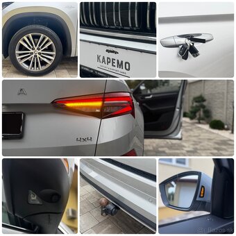 Škoda Kodiaq Facelift L&K 147Kw 4x4 Webasto/360°/Ťažne/Canto - 18