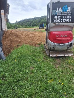 Zemné a výkopové práce minibagrom - 18