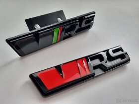 SKODA VRS LOGO RS NAPIS ZNAK RS - 18