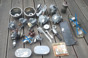 Predám zmes náhradných dielov na veteránske vozidlá ŠKODA - 18