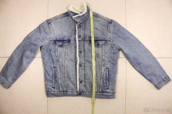 Pánská džínová bunda Levi's Trucker Sherpa M džíska - 18