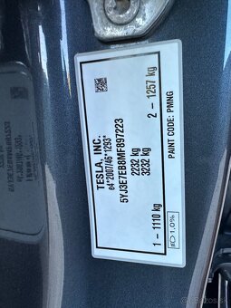 Tesla Model 3 Long Range AWD 82kWh ŤAŽNÉ REFRESH 366kW - 18