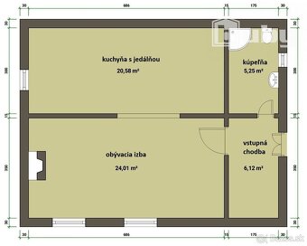Murovaná 6 izbová  chata s vlastným pozemkom 500m2, na preda - 18