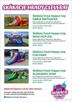 Požičiam SKAKACIE HRADY PRE DETI HAPPY HOP - 18