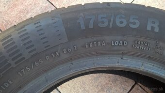 4 + 2 ks LETNÉ 175/65 R14 82T dezén 7-8 mm - už od 15,-€/kus - 18
