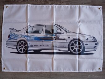 Vlajky VW Golf 1,2,3,GTI,VR6,Hella sport,BBS,R32 - 18