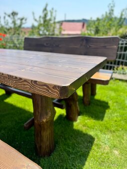 Záhradné sedenie z masívu - 18