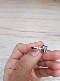 NOVE 3 strieborne 925 zasnubne prstene so zirkonmi - 18