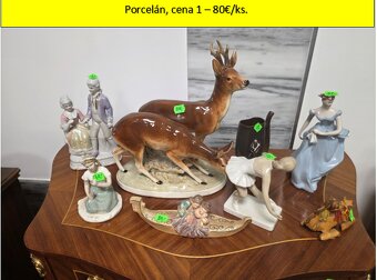 Starožitné kryštály/sklo/porcelán - 18
