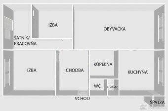 Šikovne prerobený 3-izbový byt v úplnom centre Levíc – ideál - 18