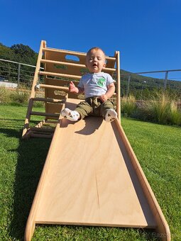 3 stranný bukový Piklerovej trojuholník montessori - 18