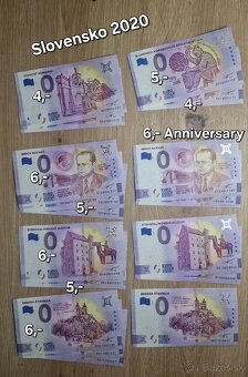 Na predaj - 0 Eurosuvenírové bankovky rôznych štátov sveta. - 18