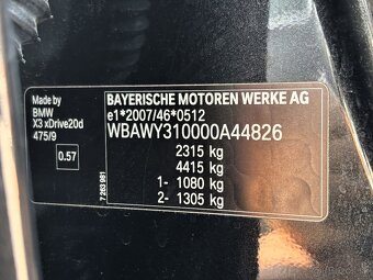 BMW X3 xDrive20d A/T - 18