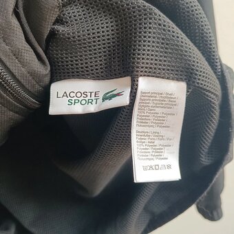 Lacoste Sport čierna športová bunda ľahká vetrovka M - 18
