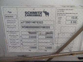 Schmitz SCB, LowDeck, valník, návěs - 18