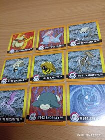 Pokemon samolepky Artbox z roku 1999 - 18