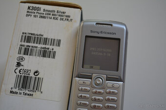 Sony Ericsson K300i s krabičkou IMEI sedí Zberatelský kus - 18