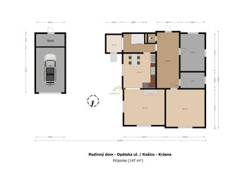 Veľký 6-izb RD, bazén, klíma 23 ár pozemok / Krásna-Opátska - 18