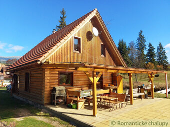 Rozprávková drevenica na unikátnom mieste polosamoty pod K - 18