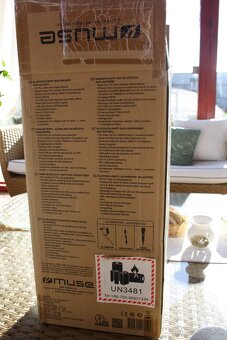 Predám prenosný reproduktor Muse 1808 DJ - 18