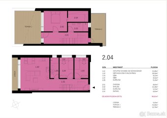 4+kk MEZONET S DVOMI TERASAMI A GARÁŽOU, MLYNICA - 18