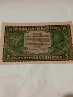 Predám vzacne Poľske Marky 1919 - 18