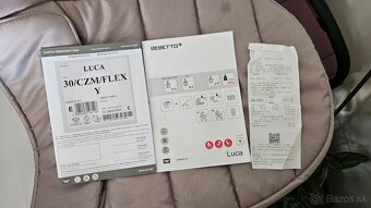 Kočiar kombinovaný 3v1 značky Bebetto Luca 2024 - 18