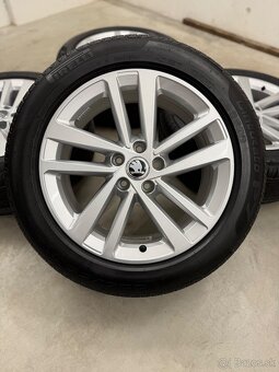 Nepoužitá letná sada Audi A6 C8 - 5x112 R18 , 225/55/18 - 18