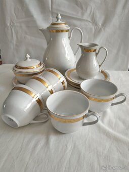Luxusná čajová súprava z porcelánu, ČSSR - 18