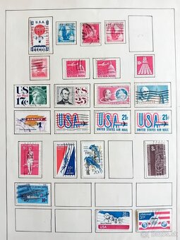 Známky USA pekná zbierka - 18