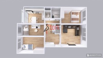 Veľký 4i BYT s loggiou - PRI KAPLNKE - Rozkvet, PB - 18