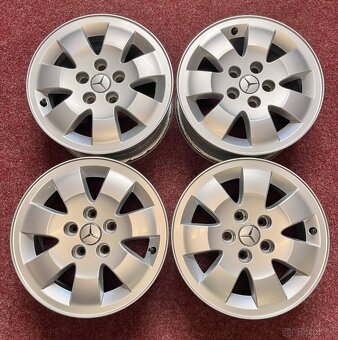 5x108 R15 Mercedes Citan ORIGINÁL Alu disky - ET 44 - 18